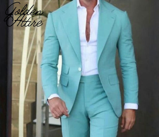 Handcrafted 3-Piece Suit, Bespoke Wedding Suit, Prom Wear