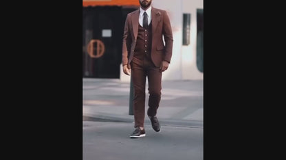 Classic Men Suit, Stylish Luxury Premium Man Suit, 3 Piece Suit, Groom wore two button, vintage suit, Bespoke Suit,