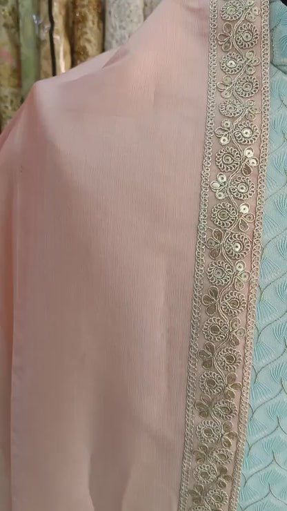 Dusty Rose Sherwani Shawl: Indian Wedding Groom Stole